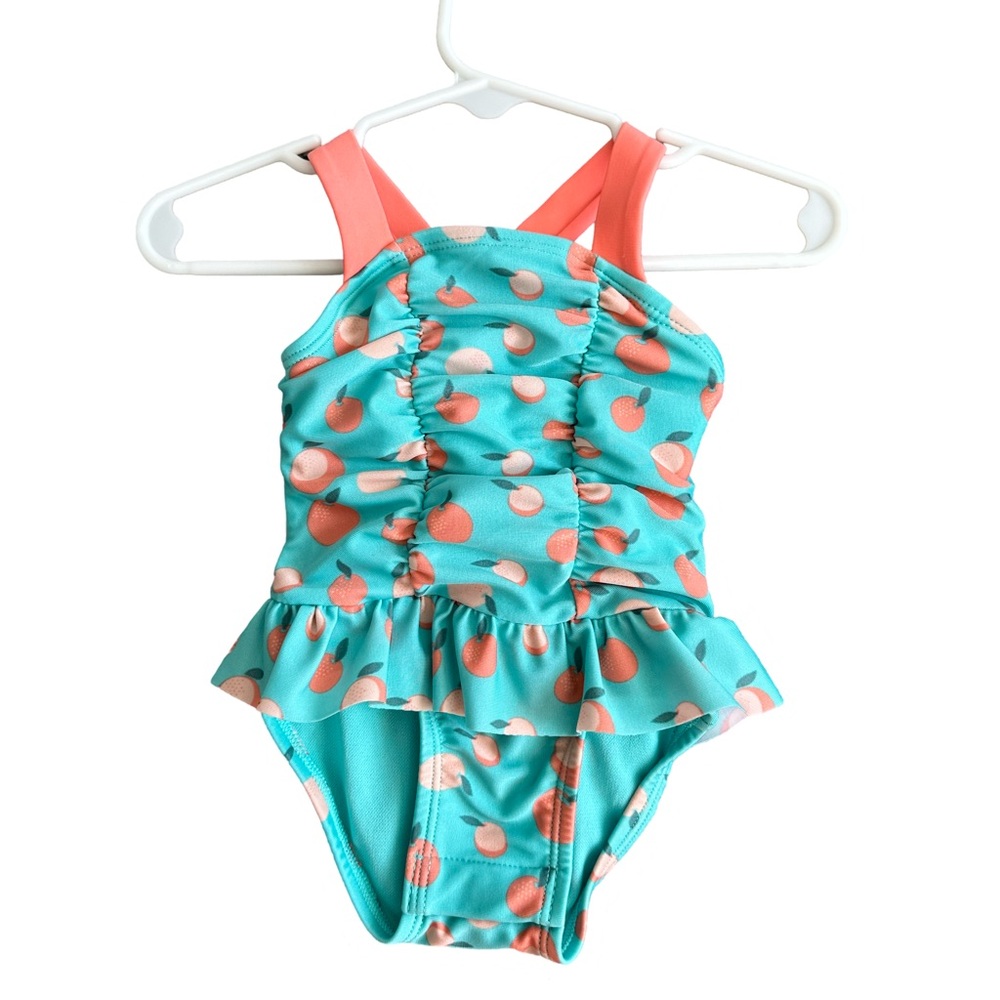 0-3 months, Cat & Jack, Peach Swimsuit